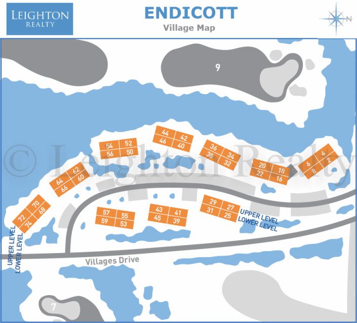 Endicott Village Map - Ocean Edge