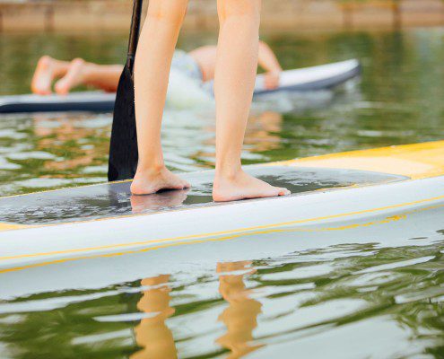 Paddle Board on Blueberry Pond