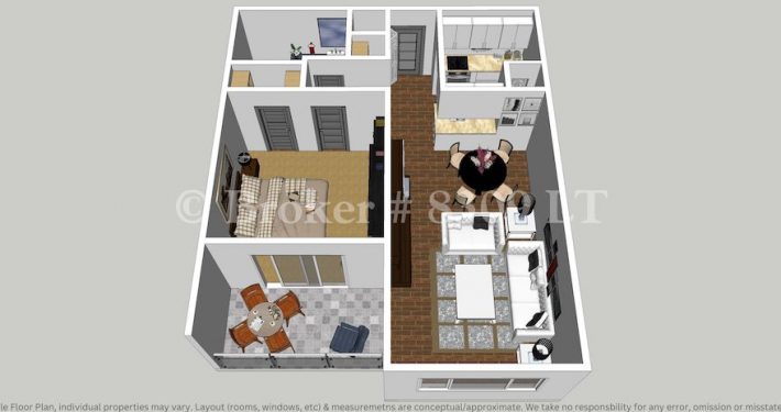 One Bed Apartment (Fletcher) - 1 One Bed Apartment (Fletcher) - 1