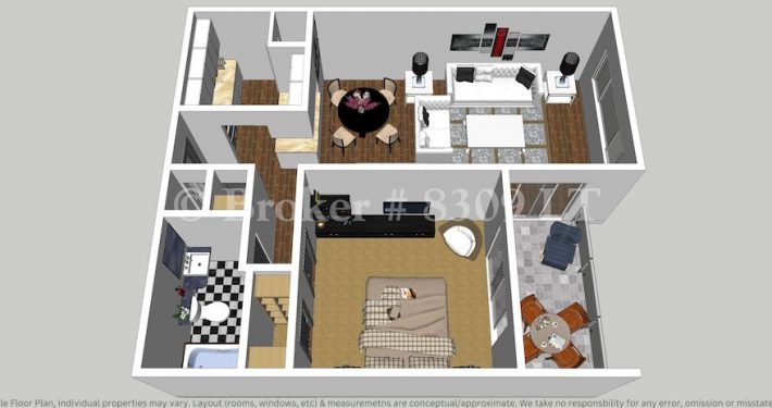 One Bed Apartment (Fletcher) - 2 One Bed Apartment (Fletcher) - 2