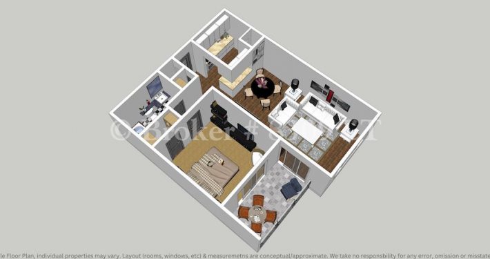 One Bed Apartment (Fletcher) - 6 One Bed Apartment (Fletcher) - 6
