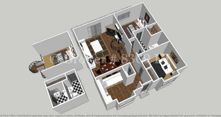Patio Home Loft (Allerton, Middlecott, Susanna) - 1