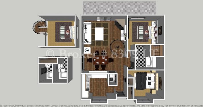 Patio Home Loft (Allerton, Middlecott, Susanna) - 6