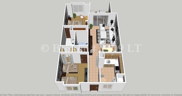 Two Bed Apartments (Eaton) - 2 Two Bed Apartments (Eaton) - 2